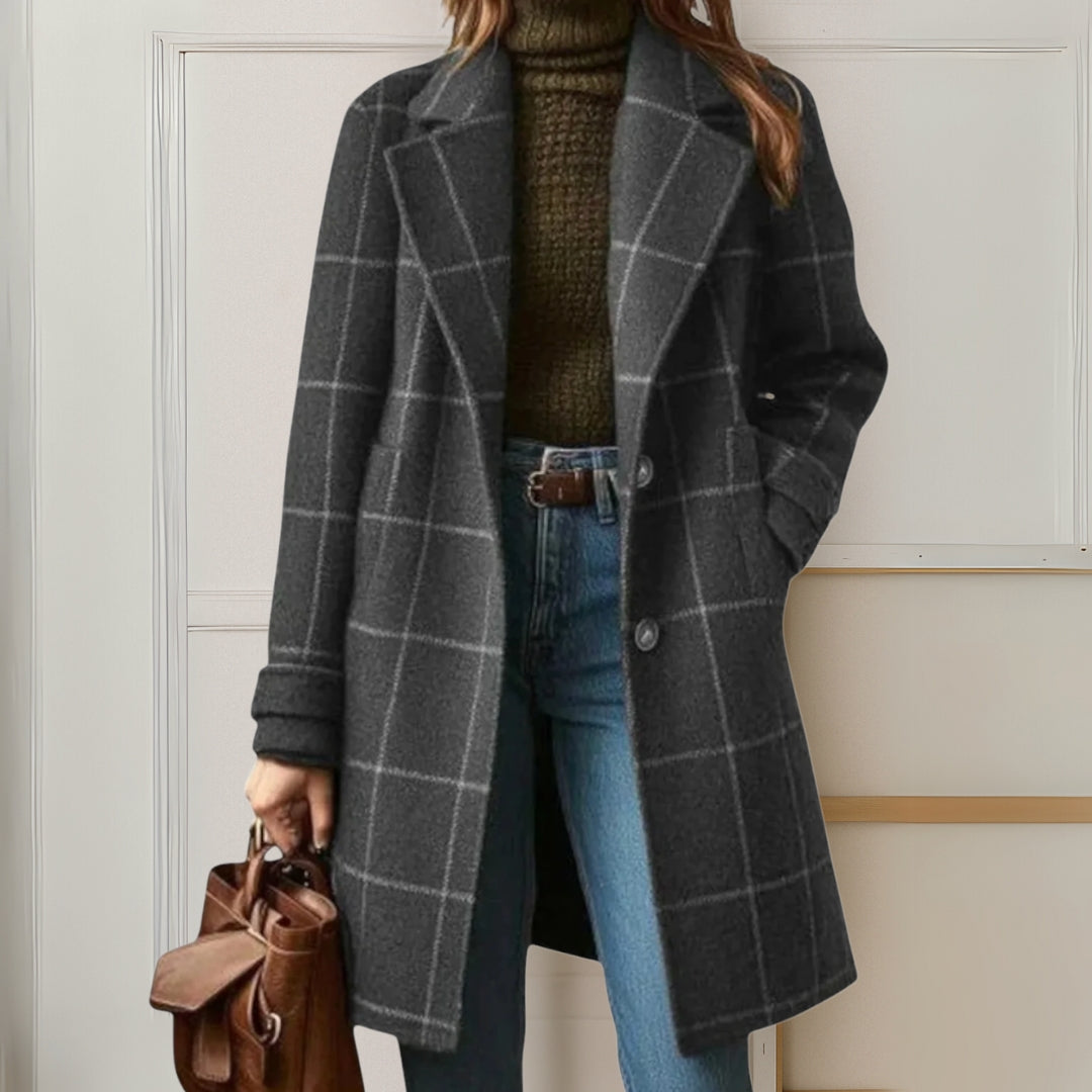 Judith | Long Plaid Coat