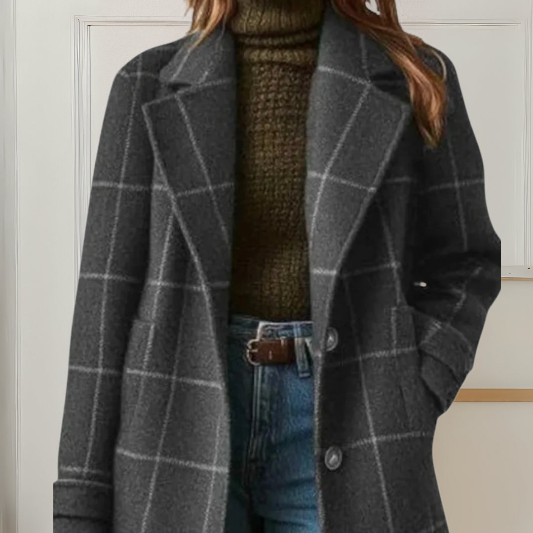 Judith | Long Plaid Coat