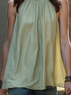 Bohemian Style Mint Green Sleeveless Top