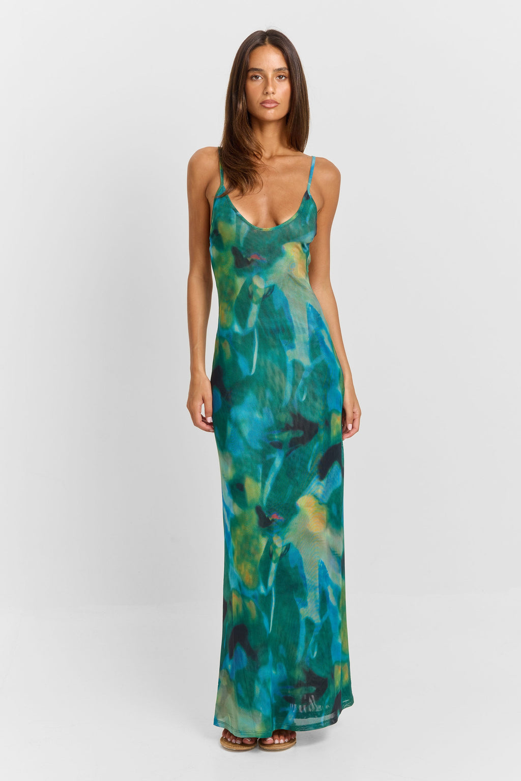 Elena Botanical Bloom Maxi Dress