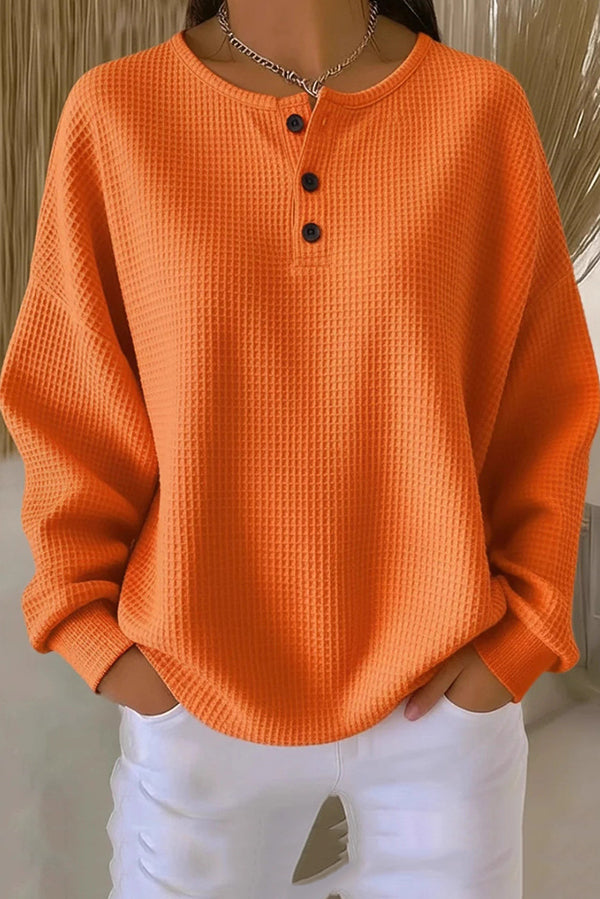 Harper Lane | Loose-Fitting Blouse with Buttons