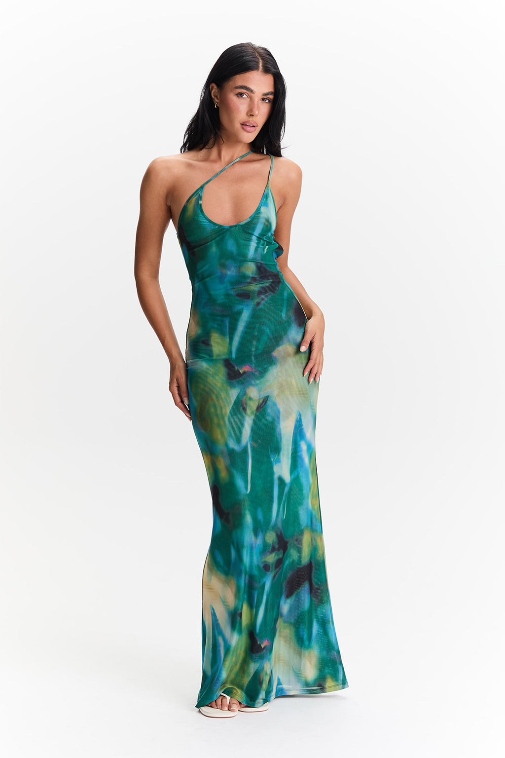 Elena Botanical Bloom Maxi Dress