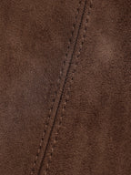 Suede Effect Large-Capacity Tote Bag