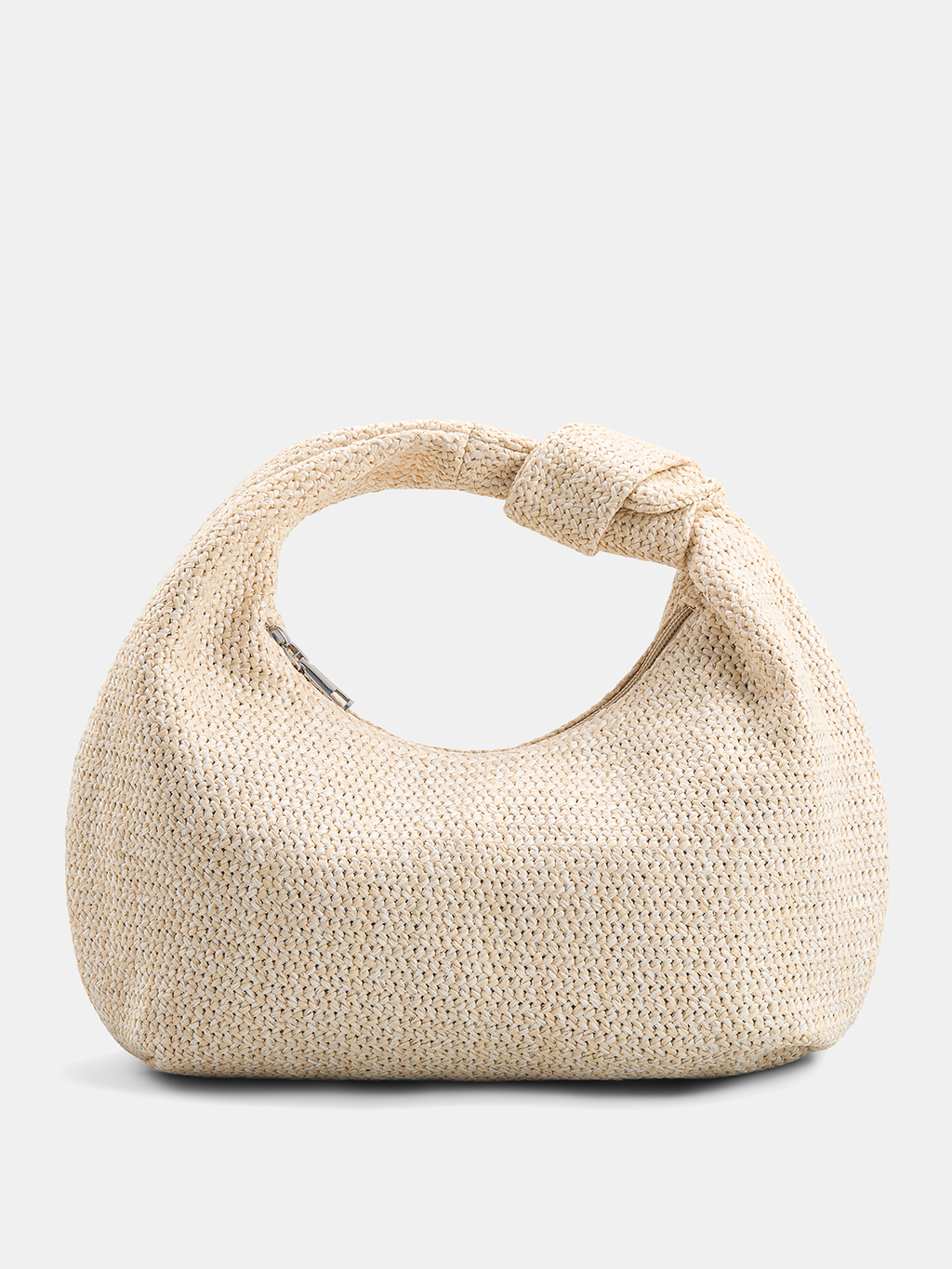 Woven Straw Hobo Bag