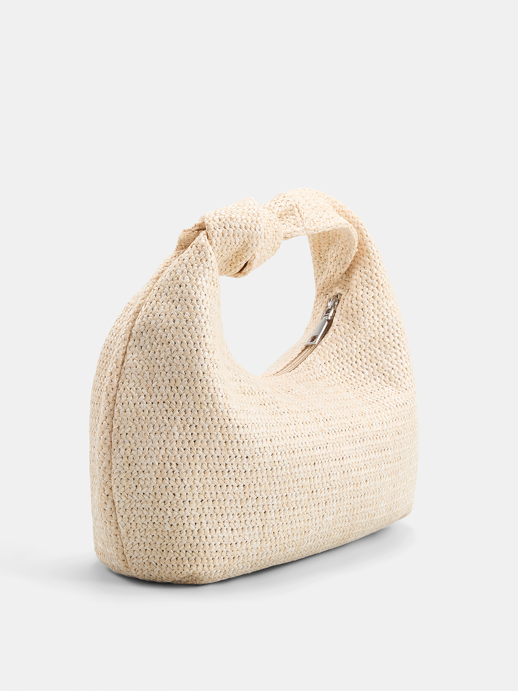 Woven Straw Hobo Bag