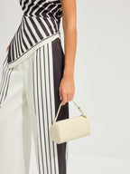 Genuine Leather Cylindrical Shoulder Bag