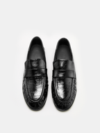 Vintage Ruched Vamp Loafers