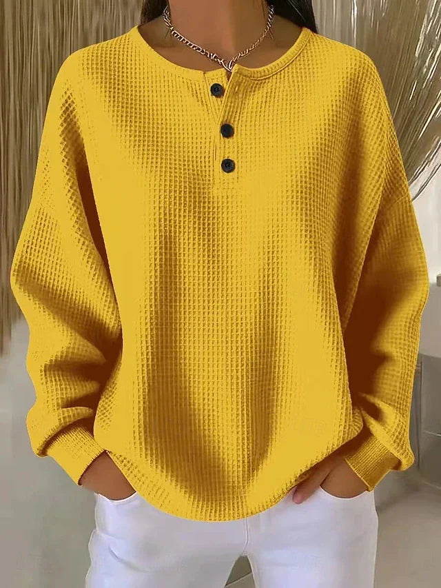 Harper Lane | Loose-Fitting Blouse with Buttons