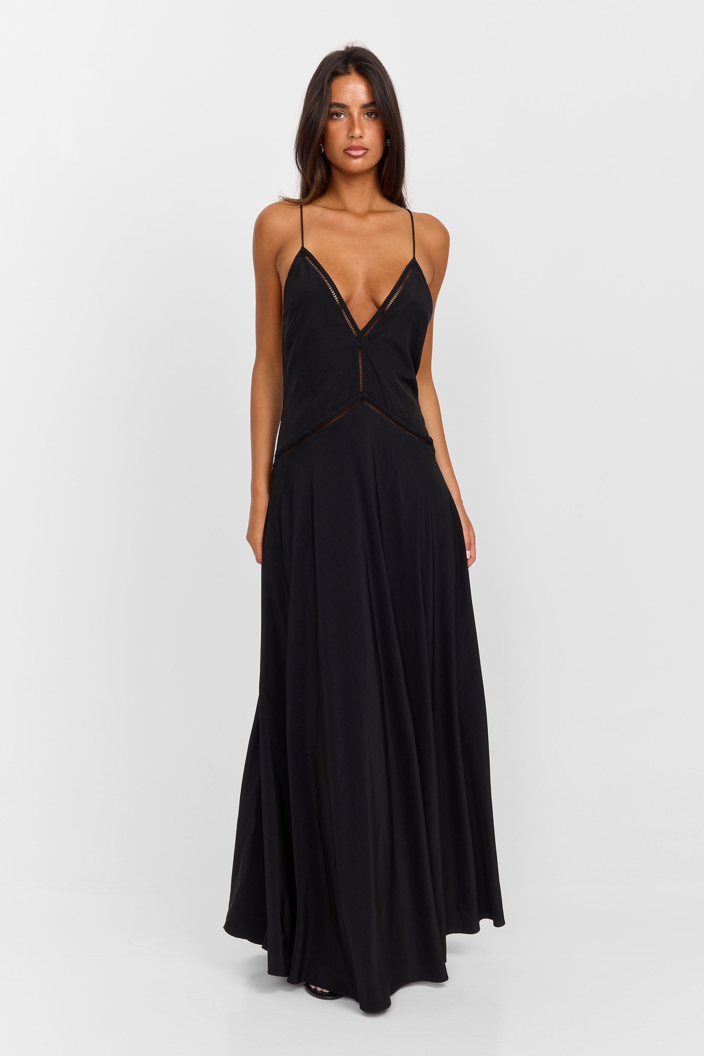 Valentina Elegant Lace Maxi Dress