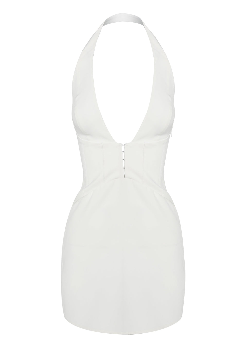 Elena Halter Mini Dress – Ivory