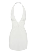 Elena Halter Mini Dress – Ivory
