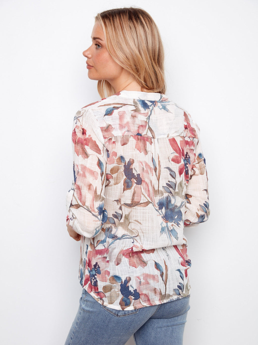 Artistic Cotton Gauze Blouse