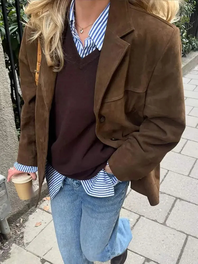 Zarina | Textured Bouclé Jacket