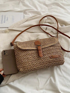 Straw Crossbody Bag