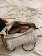Straw Crossbody Bag