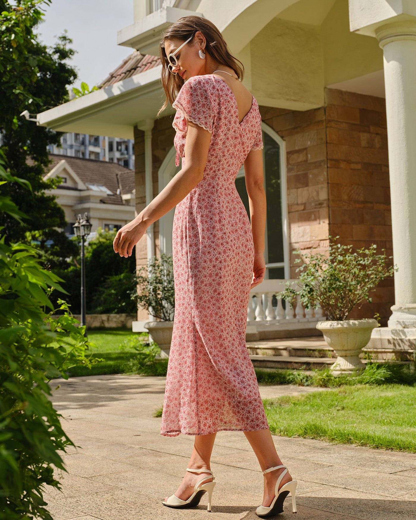 Amelia Floral Mermaid Dress